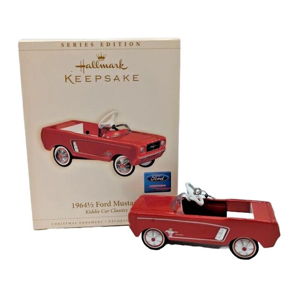 Hallmark Keepsake Ornament 2006 1964 1/2 Ford Mustang‎ Kiddie Car Classics